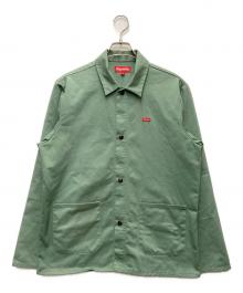 SUPREME（シュプリーム）の古着「シャツジャケット/small box logo shop jacket」｜グリーン