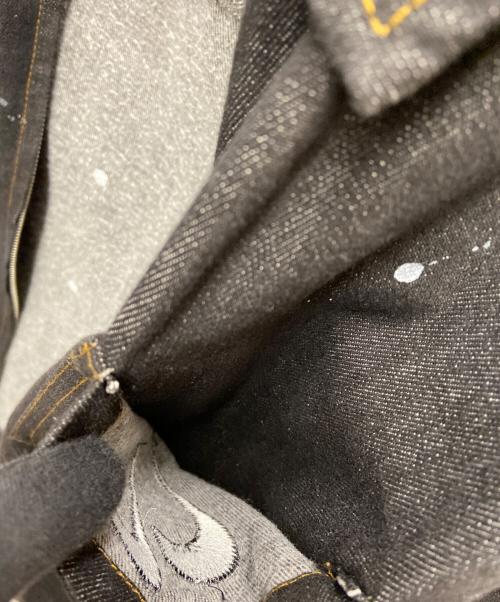 BLATTINO（ブラッティーノ）BLATTINO (ブラッティーノ) デニムジャケット/ペイントジップジャケット ブラック サイズ:Mの古着・服飾アイテム