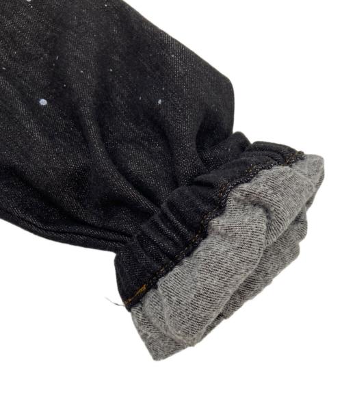 BLATTINO（ブラッティーノ）BLATTINO (ブラッティーノ) デニムジャケット/ペイントジップジャケット ブラック サイズ:Mの古着・服飾アイテム