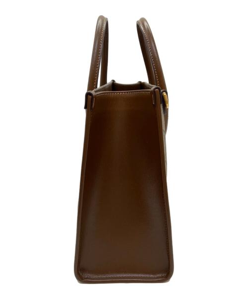 GUCCI（グッチ）GUCCI (グッチ) 2WAYバッグ/GGスプリーム/インターロッキングG ベージュ×ブラウンの古着・服飾アイテム