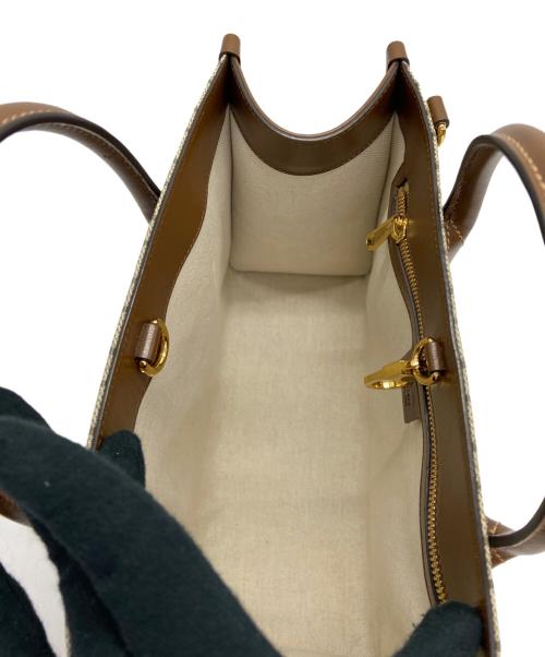 GUCCI（グッチ）GUCCI (グッチ) 2WAYバッグ/GGスプリーム/インターロッキングG ベージュ×ブラウンの古着・服飾アイテム