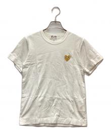 PLAY COMME des GARCONS（プレイコムデギャルソン）の古着「半袖カットソー」｜ホワイト