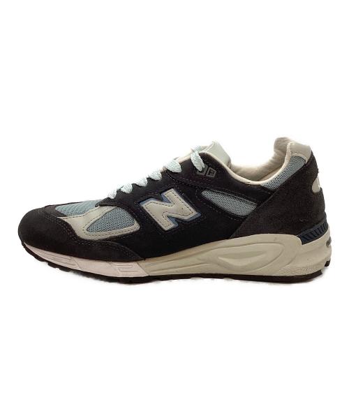 NEW BALANCE（ニューバランス）NEW BALANCE (ニューバランス) RONNIE FIEG (ロニー・フィグ) ローカットスニーカー グレー×ネイビー サイズ:26cmの古着・服飾アイテム