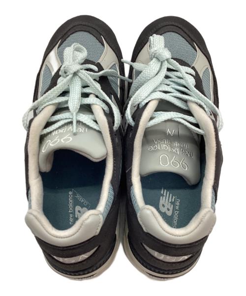 NEW BALANCE（ニューバランス）NEW BALANCE (ニューバランス) RONNIE FIEG (ロニー・フィグ) ローカットスニーカー グレー×ネイビー サイズ:26cmの古着・服飾アイテム