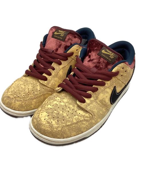 NIKE SB（ナイキエスビー）NIKE SB (ナイキエスビー) ローカットスニーカー ベージュ×レッド サイズ:US10.5の古着・服飾アイテム