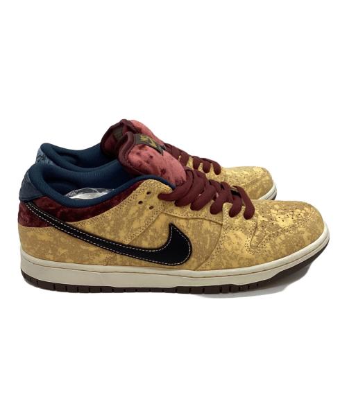 NIKE SB（ナイキエスビー）NIKE SB (ナイキエスビー) ローカットスニーカー ベージュ×レッド サイズ:US10.5の古着・服飾アイテム