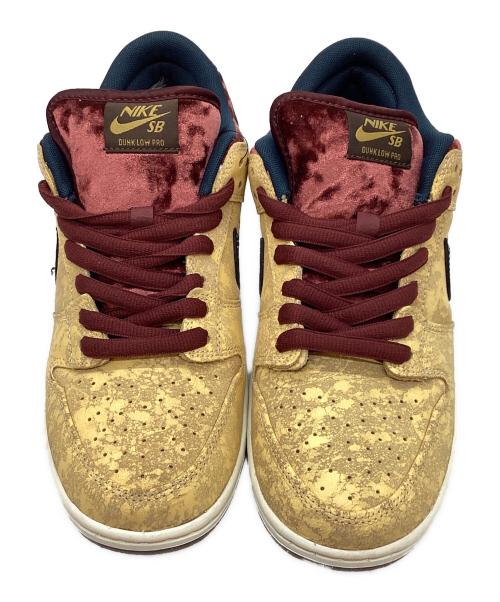 NIKE SB（ナイキエスビー）NIKE SB (ナイキエスビー) ローカットスニーカー ベージュ×レッド サイズ:US10.5の古着・服飾アイテム