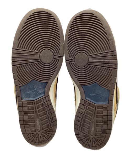 NIKE SB（ナイキエスビー）NIKE SB (ナイキエスビー) ローカットスニーカー ベージュ×レッド サイズ:US10.5の古着・服飾アイテム