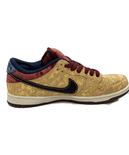 NIKE SB（ナイキエスビー）NIKE SB (ナイキエスビー) ローカットスニーカー ベージュ×レッド サイズ:US10.5の古着・服飾アイテム