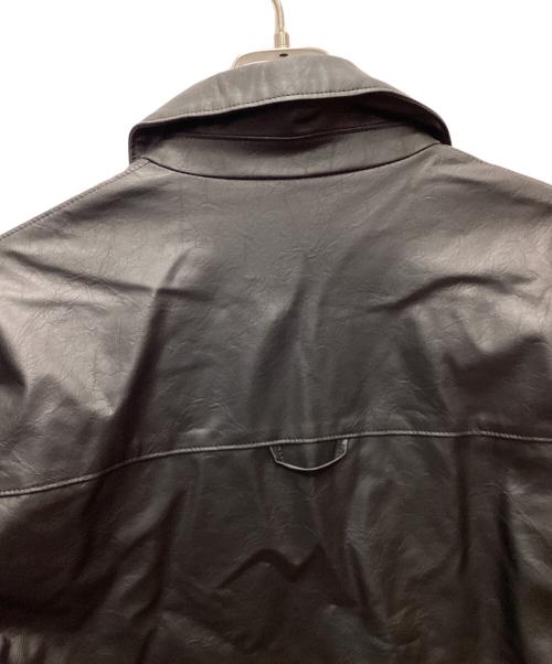 jieda（ジエダ）jieda (ジエダ) フェイクレザーブルゾン ブラック サイズ:2の古着・服飾アイテム