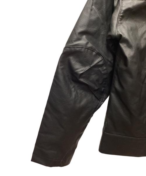 jieda（ジエダ）jieda (ジエダ) フェイクレザーブルゾン ブラック サイズ:2の古着・服飾アイテム