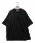 JIL SANDER（ジルサンダー）の古着「半袖カットソー/20SS OVERSIZED SEAM DETAIL TEE」｜ブラック