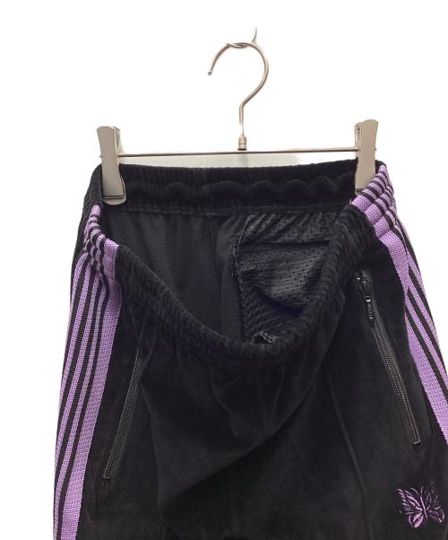 Needles（ニードルズ）Needles (ニードルズ) トラックパンツ ブラック×パープル サイズ:XSの古着・服飾アイテム