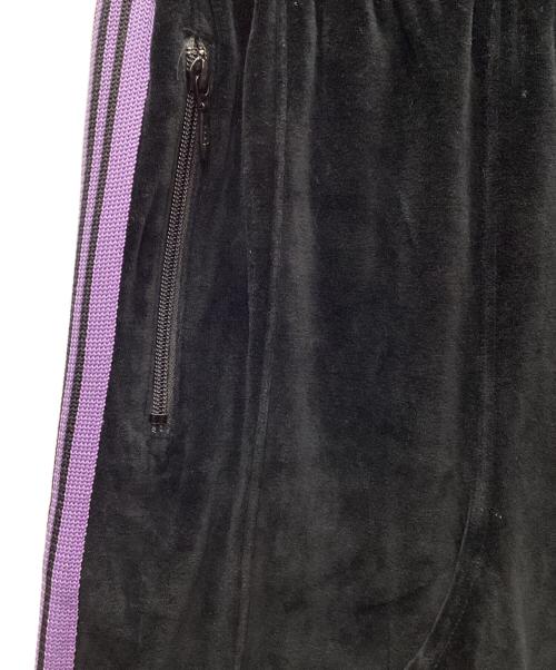 Needles（ニードルズ）Needles (ニードルズ) トラックパンツ ブラック×パープル サイズ:XSの古着・服飾アイテム