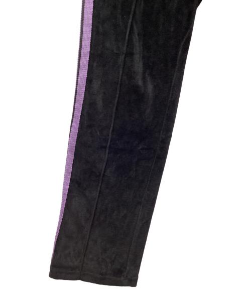 Needles（ニードルズ）Needles (ニードルズ) トラックパンツ ブラック×パープル サイズ:XSの古着・服飾アイテム