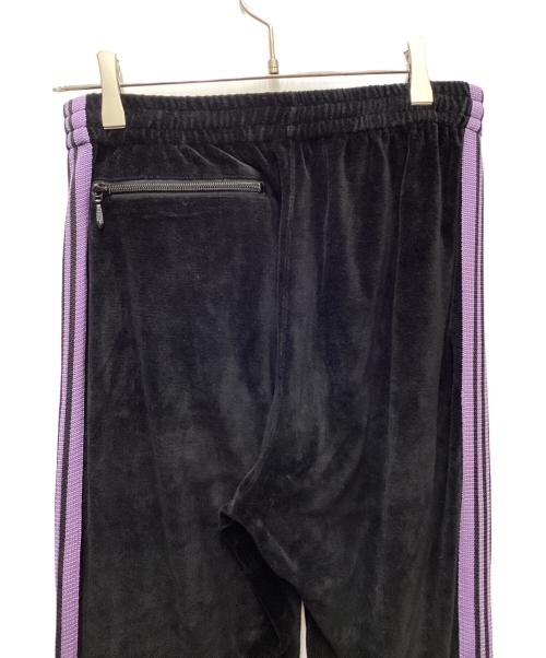 Needles（ニードルズ）Needles (ニードルズ) トラックパンツ ブラック×パープル サイズ:XSの古着・服飾アイテム