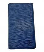 LOUIS VUITTONルイ ヴィトン）の古着「長財布/エピ・ポルトフォイユ ブラザ」｜ブルー