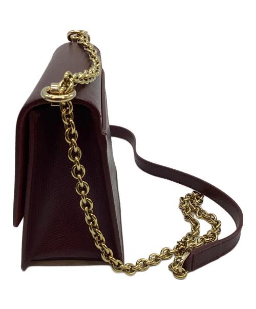 FURLA（フルラ）FURLA (フルラ) ミニクロスボディーバッグ ワインレッドの古着・服飾アイテム