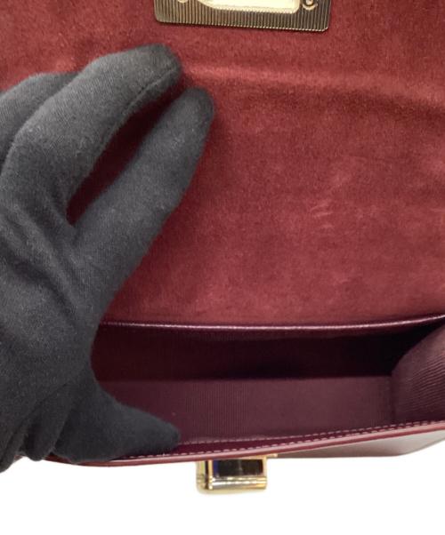 FURLA（フルラ）FURLA (フルラ) ミニクロスボディーバッグ ワインレッドの古着・服飾アイテム
