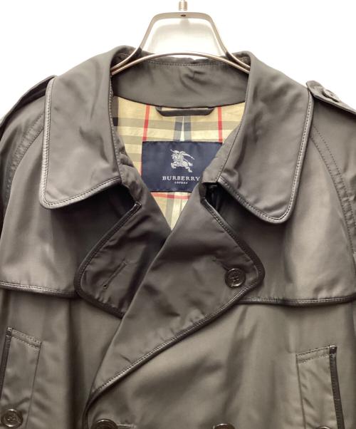 BURBERRY LONDON（バーバリーロンドン）BURBERRY LONDON (バーバリーロンドン) トレンチコート ブラック サイズ:Lの古着・服飾アイテム