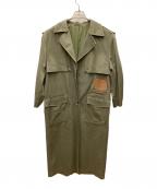 TOGETHERトゥギャザー）の古着「ロングコート」｜グリーン