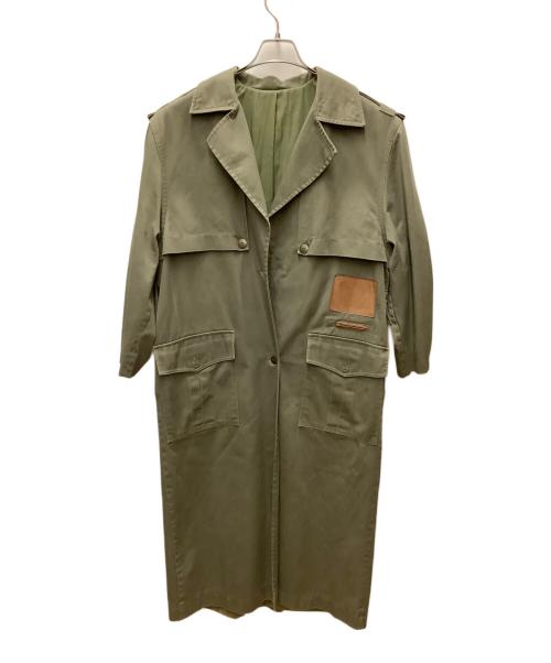 TOGETHER（トゥギャザー）TOGETHER (トゥギャザー) ロングコート グリーン サイズ:FREEの古着・服飾アイテム