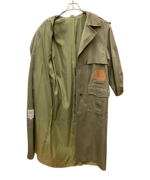 TOGETHER（トゥギャザー）TOGETHER (トゥギャザー) ロングコート グリーン サイズ:FREEの古着・服飾アイテム
