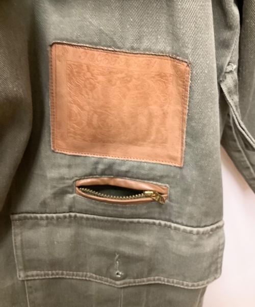 TOGETHER（トゥギャザー）TOGETHER (トゥギャザー) ロングコート グリーン サイズ:FREEの古着・服飾アイテム