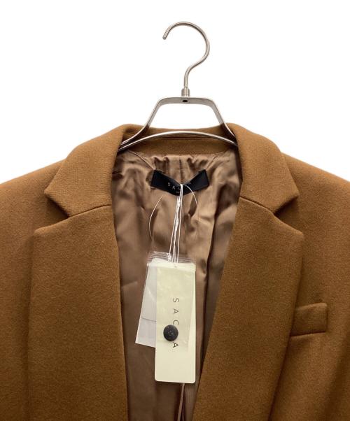 SACRA（サクラ）SACRA (サクラ) ロングコート ブラウン サイズ:38の古着・服飾アイテム