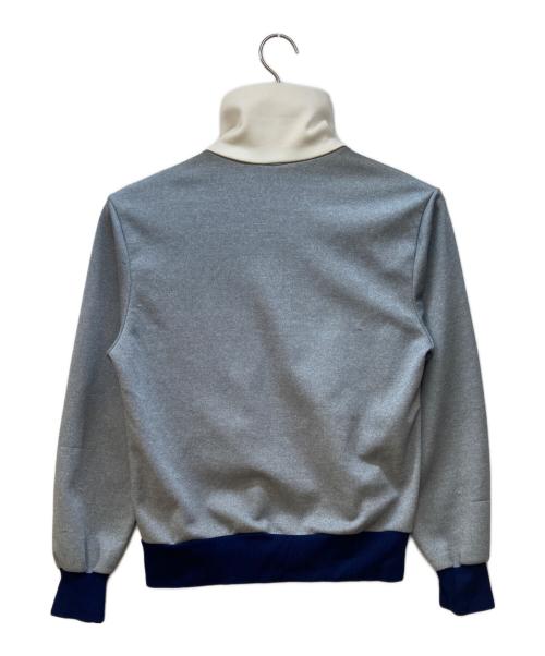 adidas（アディダス）adidas (アディダス) トラックジャケット/80s  グレー×ホワイト×ネイビー×パープル サイズ:Sの古着・服飾アイテム