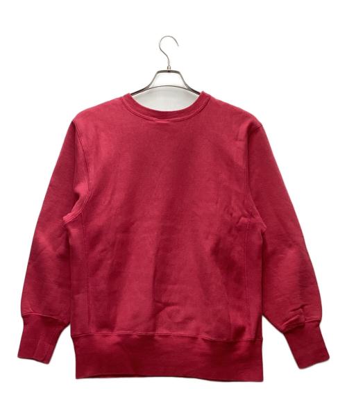 Champion REVERSE WEAVE（チャンピオン リバース ウィーブ）Champion REVERSE WEAVE (チャンピオン リバース ウィーブ) クルーネックスウェット ピンク サイズ:Lの古着・服飾アイテム