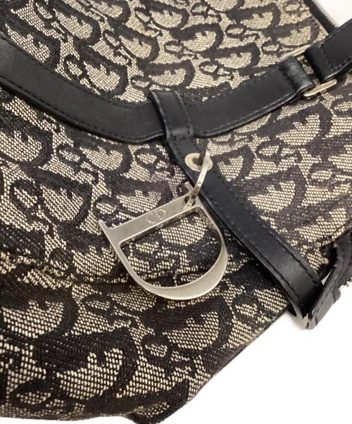 Christian Dior（クリスチャン ディオール）Christian Dior (クリスチャン ディオール) トートバッグ ブラック×ベージュの古着・服飾アイテム