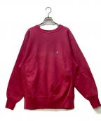 Champion REVERSE WEAVEチャンピオン リバース ウィーブ）の古着「クルーネックスウェット」｜ショッキングピンク