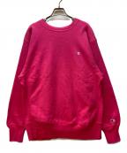 Champion REVERSE WEAVEチャンピオン リバース ウィーブ）の古着「クルーネックスウェット」｜ピンク