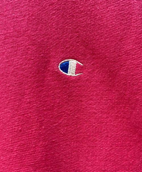 Champion REVERSE WEAVE（チャンピオン リバース ウィーブ）Champion REVERSE WEAVE (チャンピオン リバース ウィーブ) クルーネックスウェット ピンク サイズ:Lの古着・服飾アイテム