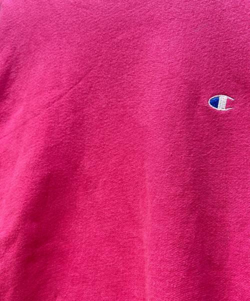 Champion REVERSE WEAVE（チャンピオン リバース ウィーブ）Champion REVERSE WEAVE (チャンピオン リバース ウィーブ) クルーネックスウェット ピンク サイズ:Lの古着・服飾アイテム