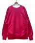 Champion REVERSE WEAVE（チャンピオン リバース ウィーブ）の古着「クルーネックスウェット」｜ピンク