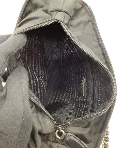 PRADA（プラダ）PRADA (プラダ) チェーンショルダーバッグ ブラックの古着・服飾アイテム