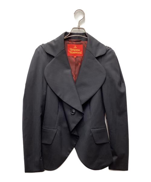 Vivienne Westwood（ヴィヴィアンウエストウッド）Vivienne Westwood (ヴィヴィアンウエストウッド) テーラードジャケット/ラブ襟 ブラック サイズ:40の古着・服飾アイテム
