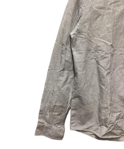 AMI Alexandre Mattiussi（アミアレクサンドルマテュッシ）AMI Alexandre Mattiussi (アミアレクサンドルマテュッシ) 長袖シャツ グレー×ホワイト サイズ:42の古着・服飾アイテム