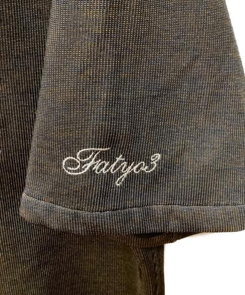 FAT（エフエーティー）FAT (エフエーティー) 半袖シャツ ブルー×イエロー サイズ:Lの古着・服飾アイテム