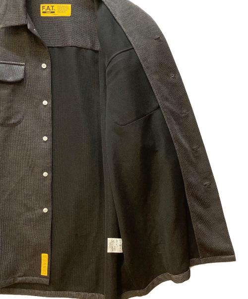 FAT（エフエーティー）FAT (エフエーティー) 半袖シャツ ブルー×イエロー サイズ:Lの古着・服飾アイテム