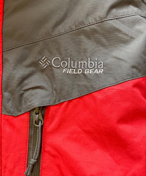 Columbia（コロンビア）Columbia (コロンビア) ナイロンジャケット レッド×グレー サイズ:Mの古着・服飾アイテム