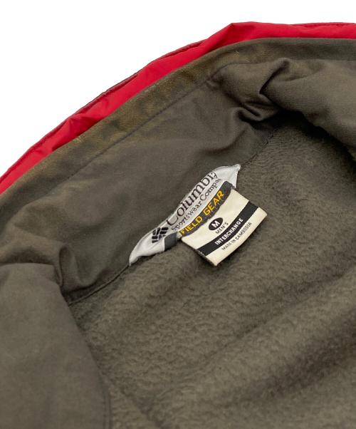 Columbia（コロンビア）Columbia (コロンビア) ナイロンジャケット レッド×グレー サイズ:Mの古着・服飾アイテム