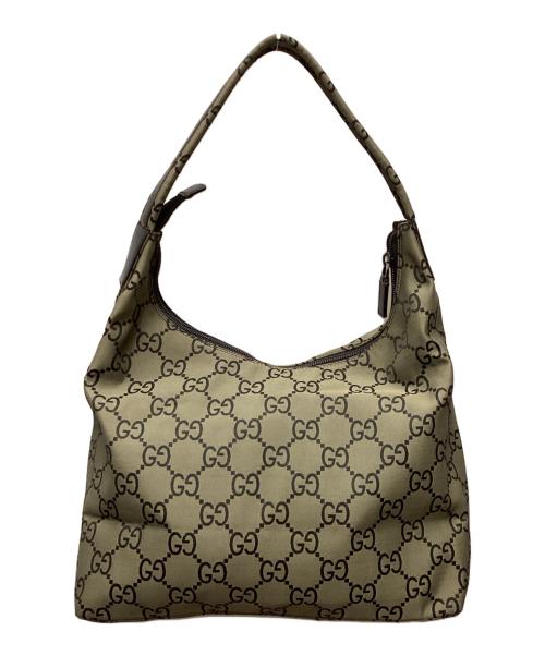 GUCCI（グッチ）GUCCI (グッチ) ワンショルダーバッグ ベージュの古着・服飾アイテム