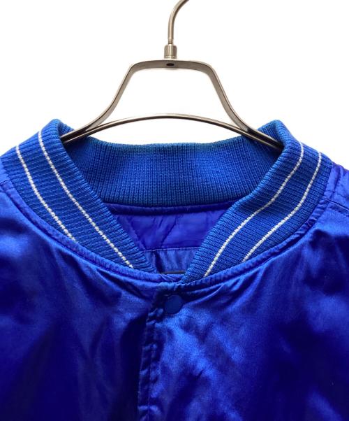 MLB（エムエルビー）MLB (エムエルビー) G-Ⅲ (ジースリー) スタジャン ブルー×ホワイト サイズ:freeの古着・服飾アイテム