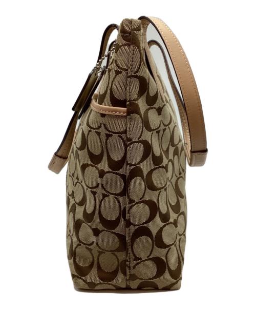 COACH（コーチ）COACH (コーチ) トートバッグ ベージュの古着・服飾アイテム