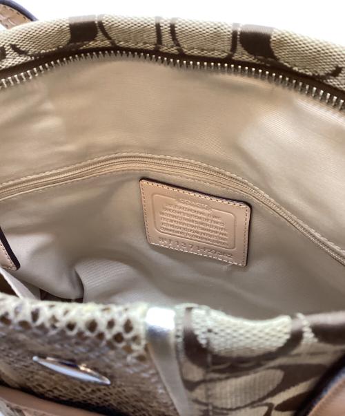 COACH（コーチ）COACH (コーチ) トートバッグ ベージュの古着・服飾アイテム