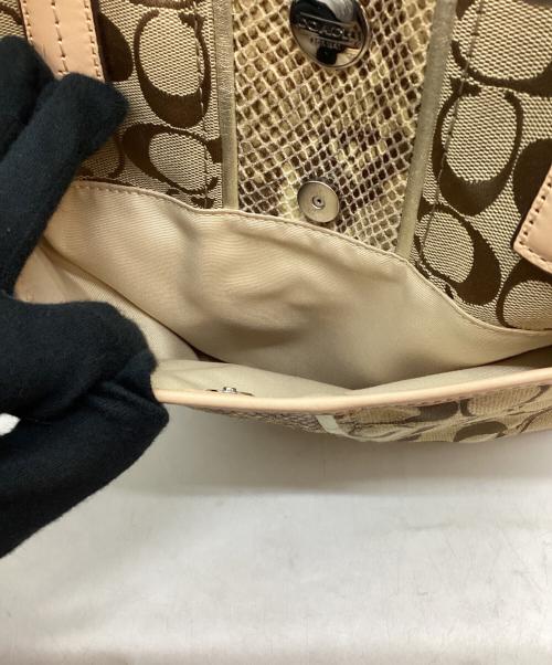 COACH（コーチ）COACH (コーチ) トートバッグ ベージュの古着・服飾アイテム