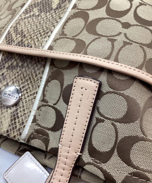 COACH（コーチ）COACH (コーチ) トートバッグ ベージュの古着・服飾アイテム